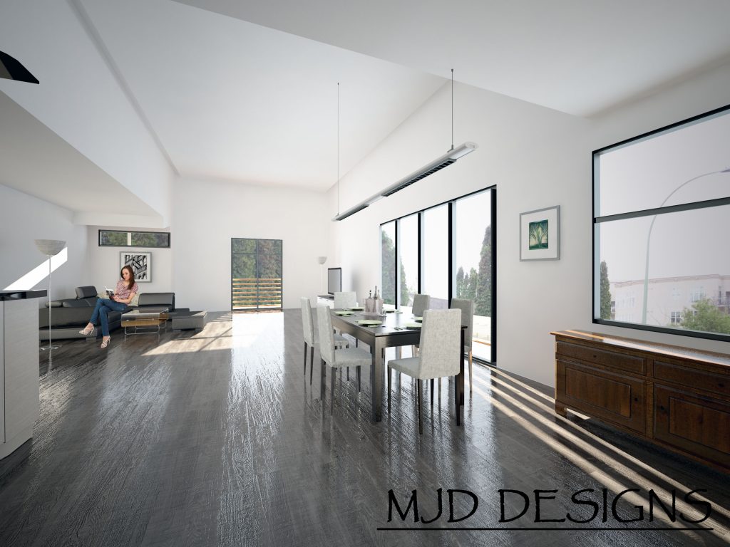 interior design 3d rendering