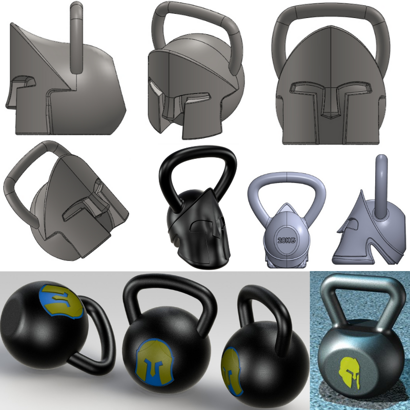 Kettlebell weights design and customization
