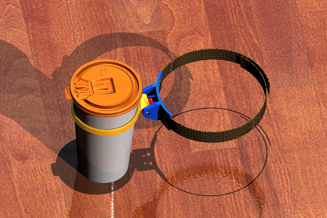 Travel design mug holder consumer product prototype