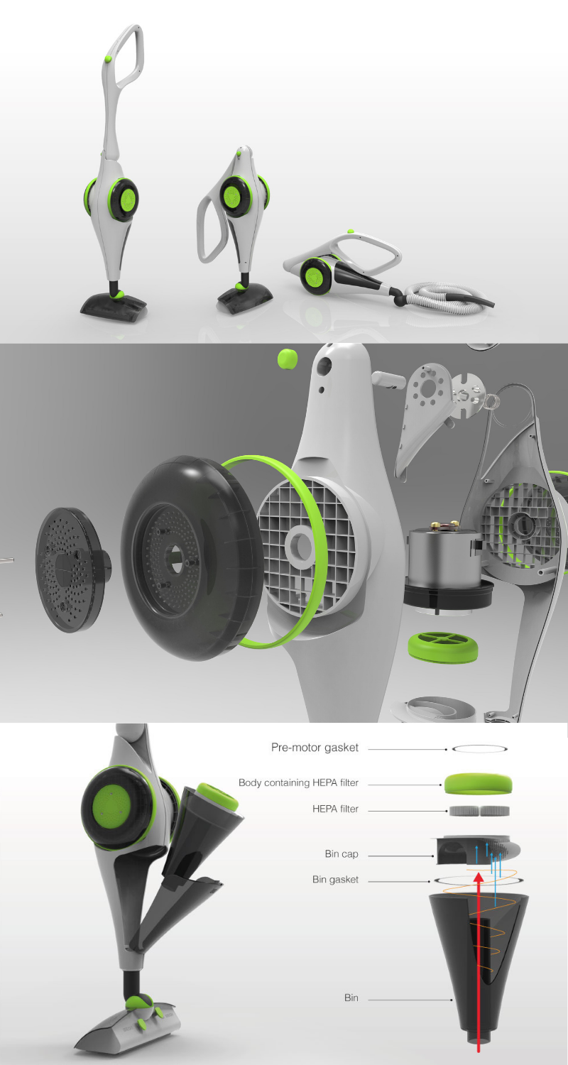 BiFree Dual-purpose Vacuum Cleaner by cstfrz