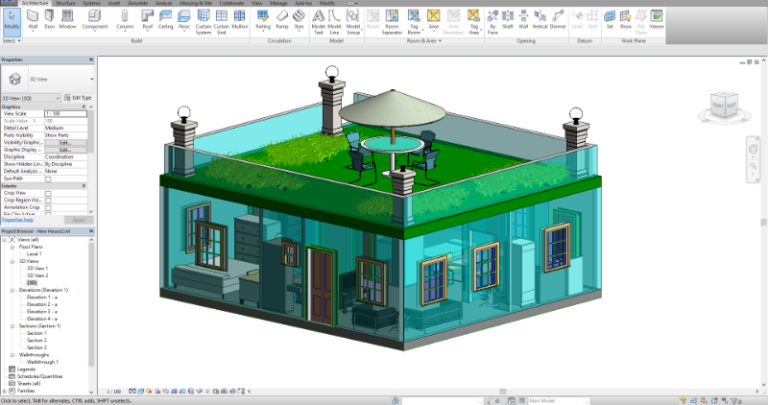 autodesk revit architecture rendering