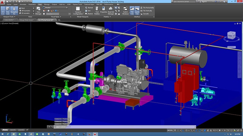 CAD Drafting and Design Pump House
