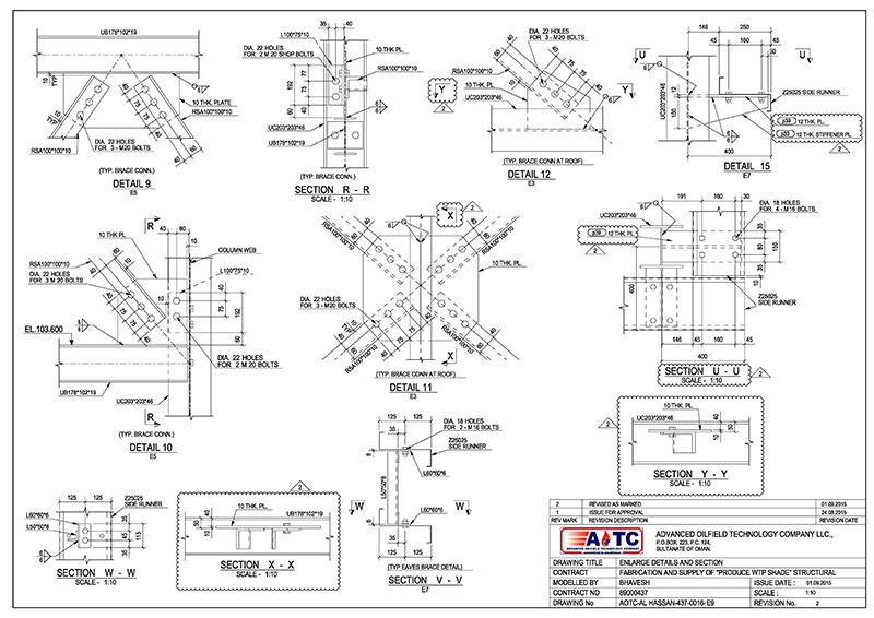 Steel-CAD-fabrication-drawings
