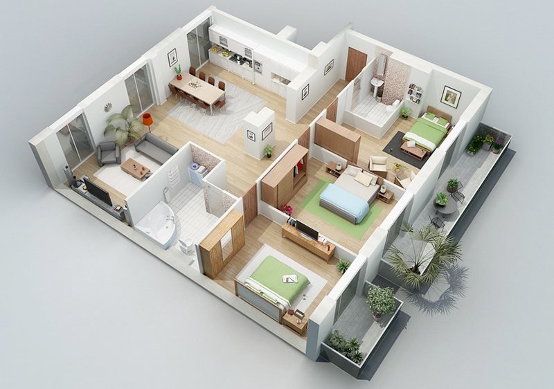 3D-architectural-floor-plan-rendering