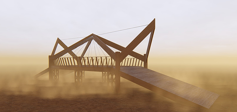 Burning-Man-stage-3D-rendering