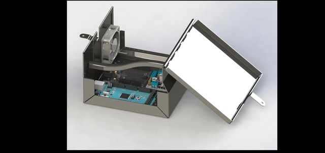 Sheet Metal Electronics Enclosure Concept by Adam Atkins