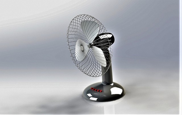 table fan 3d model