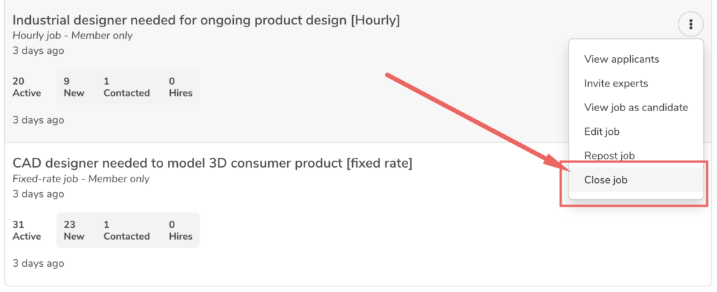 how-to-close-my-job-listing-on-cad-crowd