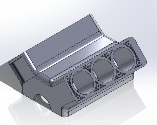 v6 Engine Block - The Incomplete Assembly of an IC Engine