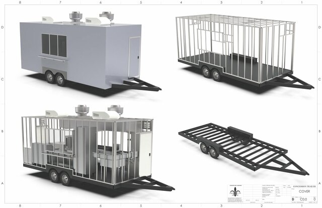 CCI- CONCESSION TRAILER FRAME & INTERIOR BUILD OUT DESIGN