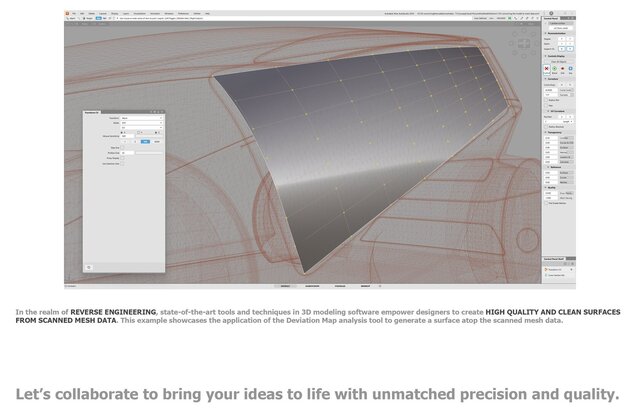 Reverse Engineering/Surfaces from Scanned Mesh Data