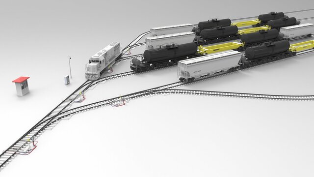 Rail Yard - Realistic layout and Renderings