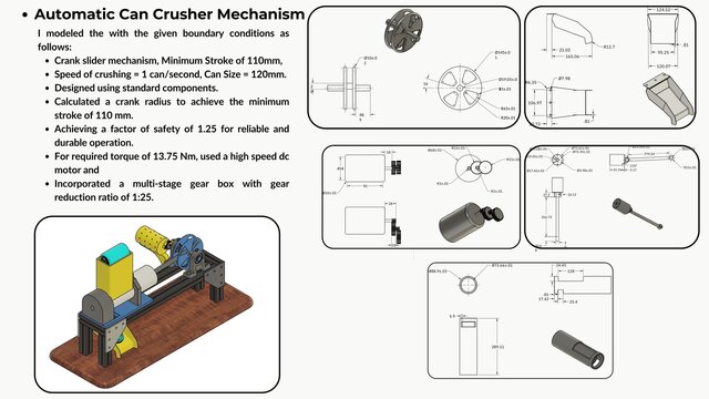 Automatic Can Crusher Mechanism