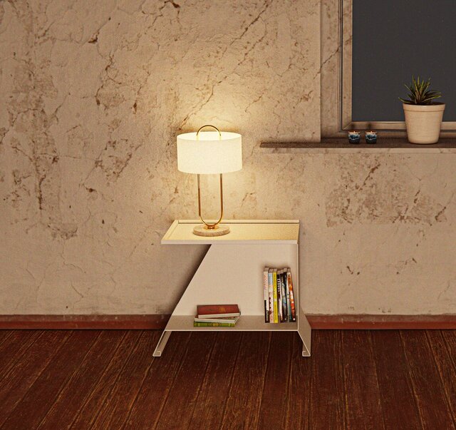 Metal Side Table