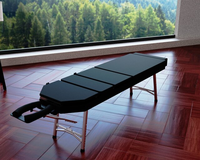 Custom Twin Drop Chiropractic Table