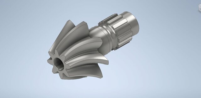 Vertical Bevel Gear Design