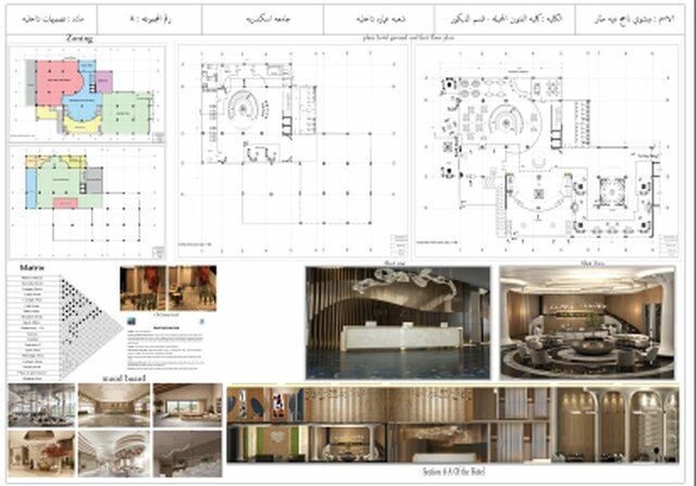 hotel design in sinai , egypt ... Autocad and 3dmax