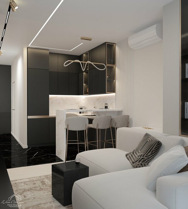 Interior design of a small apartment