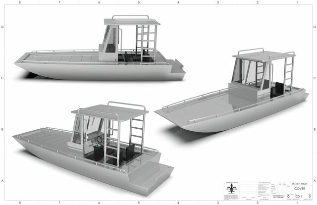 Boat Cabin to Premanufactured Hull - FlatBottom