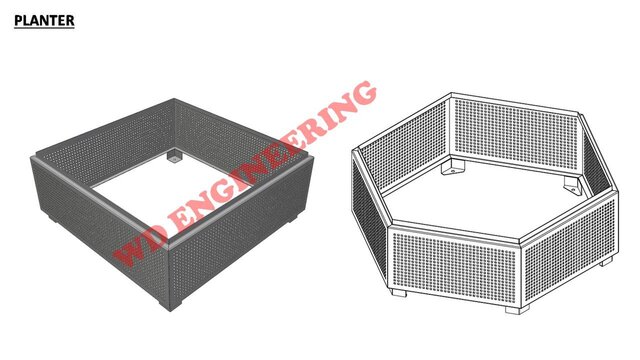 Sheet metal shop drawing