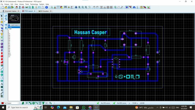 PCB design using Proteus software