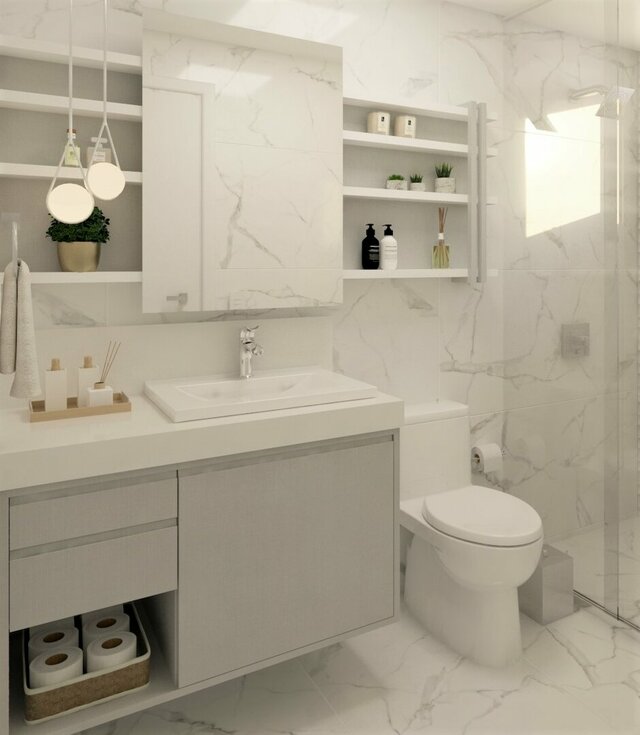 Projetos de interiores- banhos