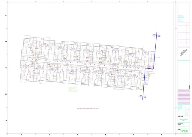 Design of Fire Protection and Detection System Sprinkler NFPA Hydraulic Calculation